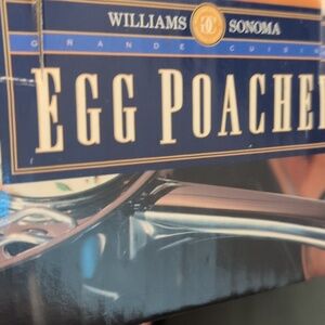 NIB Williams Sonoma EGG POACHING Set. Cooks 4.